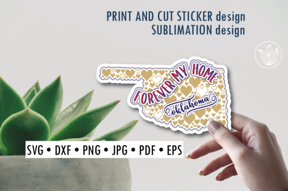 Download Oklahoma Print and Cut Svg Sticker - Print and cut svg Collection