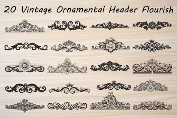 Download Decorative Flourish Elements - Premium Bundle