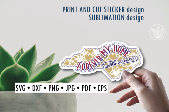 Download North Carolina Print and Cut Svg Sticker - Print and cut svg Collection