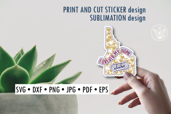 Download Idaho Print and Cut Svg Sticker - Print and cut svg Collection