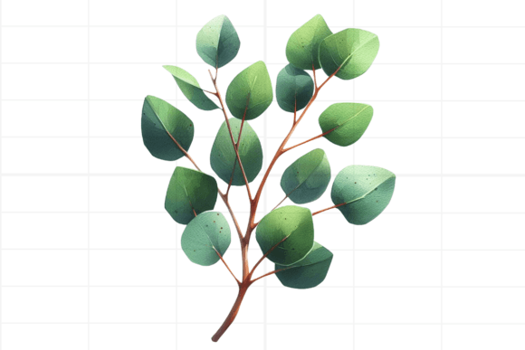 Download Eucalyptus Clipart. Watercolor Greenery - Eucalyptus clipart Collection